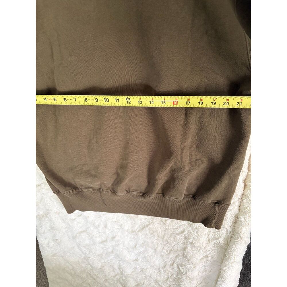 Vintage Champion V Insert Crewneck Sweatshirt – Olive – Size XL - Picture 7 of 7